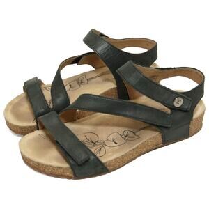 Josef Seibel 76846 Tonga 25 Blue Nubuck Sandals Size 38 US 7-7.5